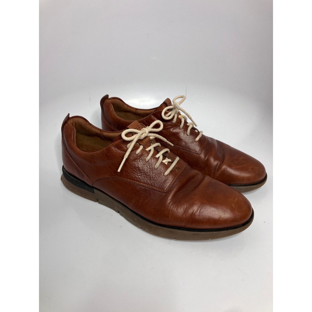 Cole Haan Grand.OS Oxfords Mens 12M Brown Good C26529 Leather Lace Up Shoes